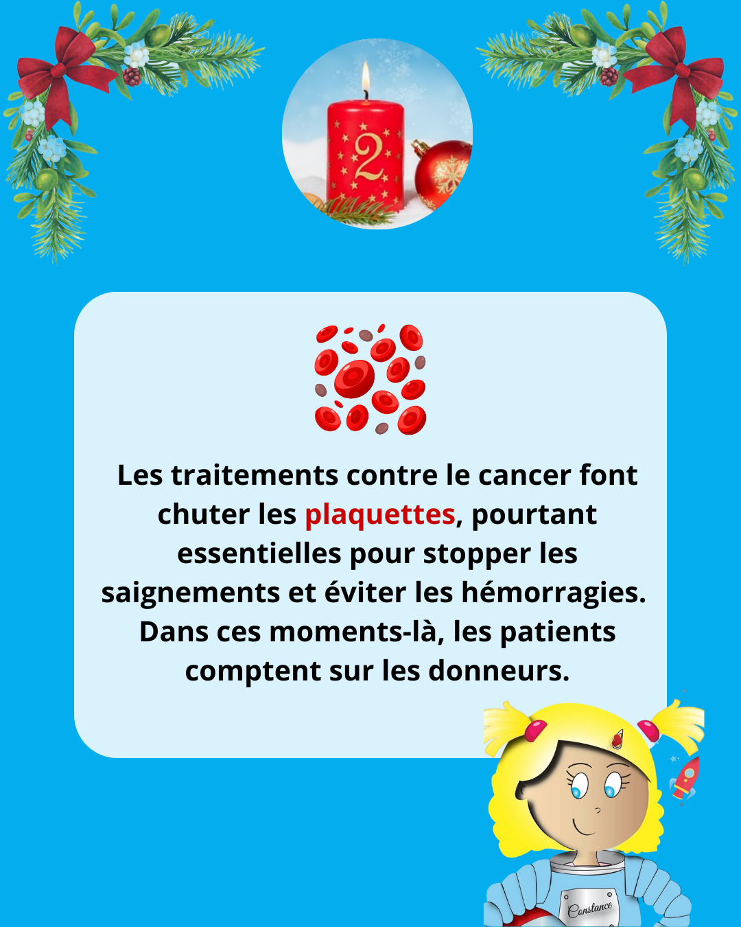 2 décembre - Calendrier de l'avent des dons de vies