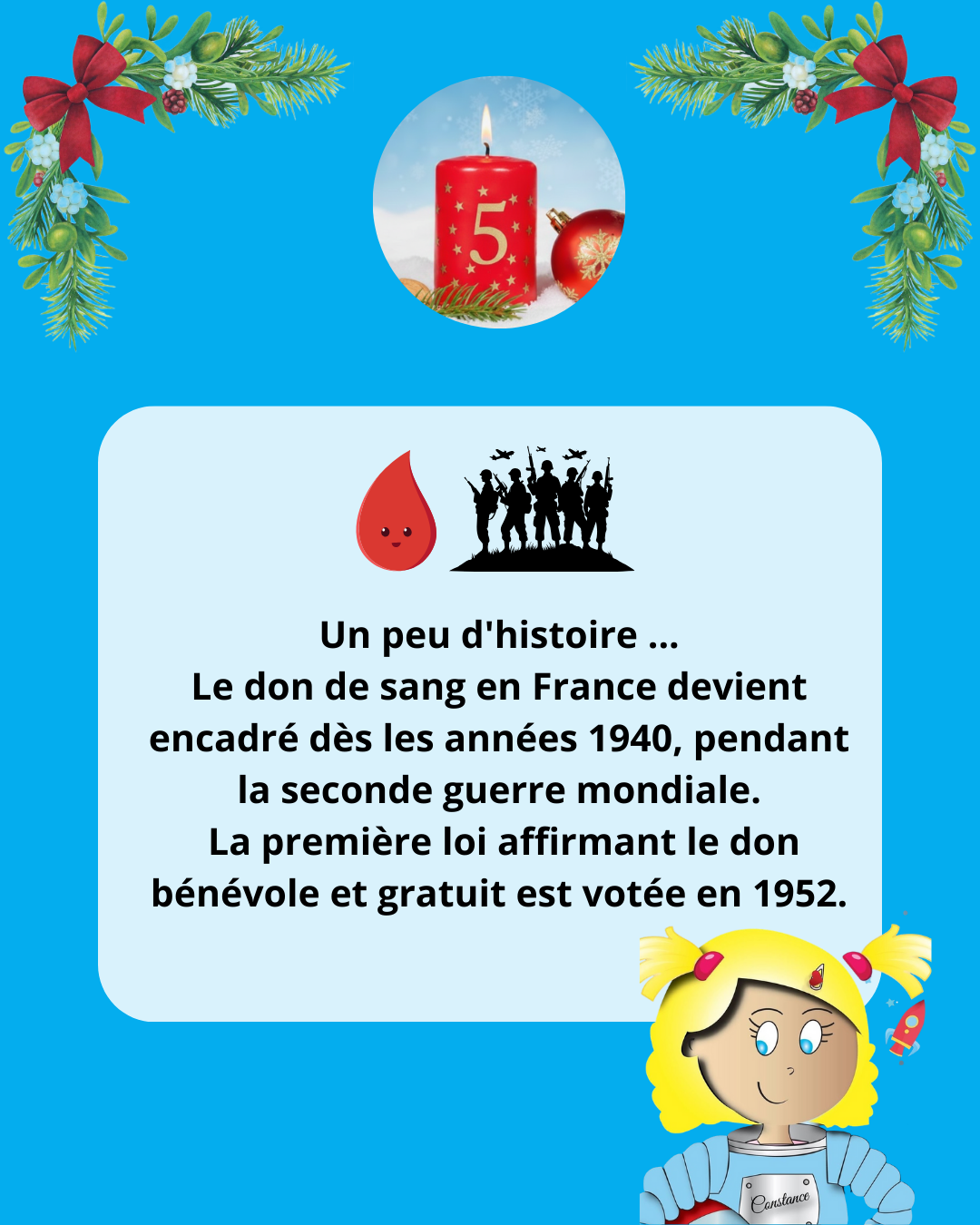 5 décembre - Calendrier de l'avent des dons de vies