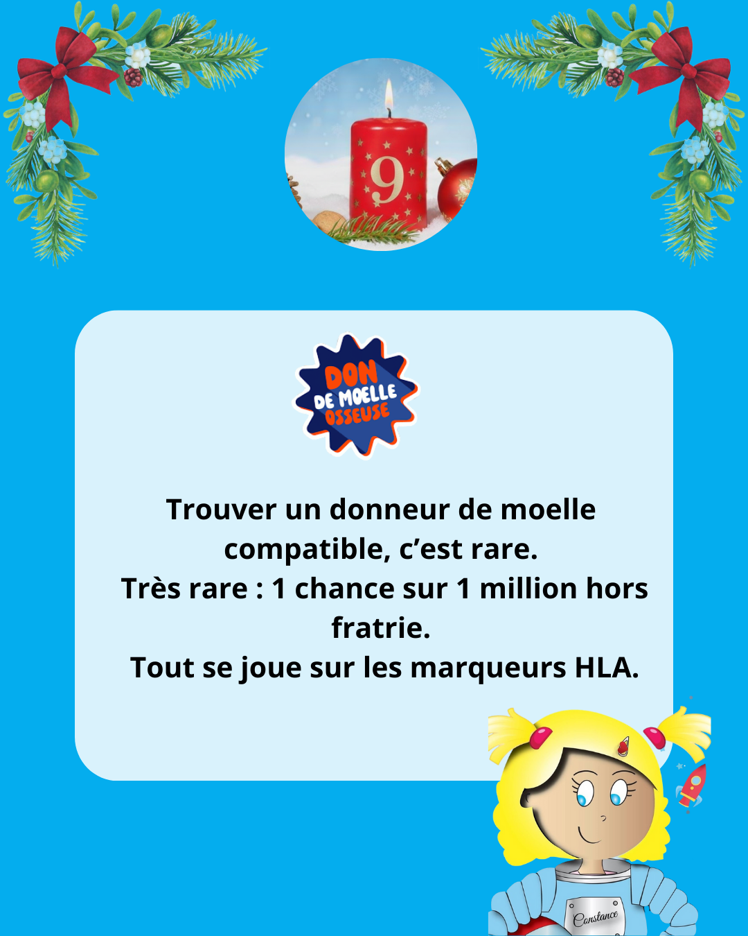 9 décembre - Calendrier de l'avent des dons de vies